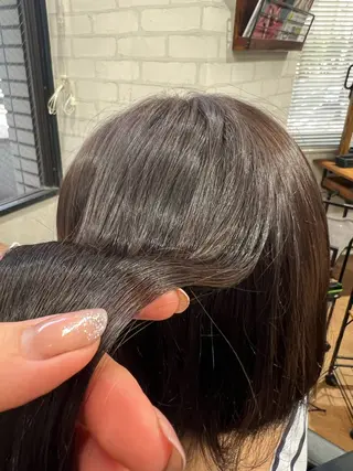 ミディアム カラー レ ナのヘアスタイル