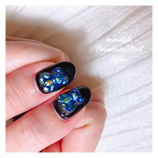 ミディアム ネイル 🐾enen style 🐾のネイルデザイン