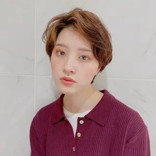 ショート カラー マンツーマン 美容師💚コウブチのヘアスタイル