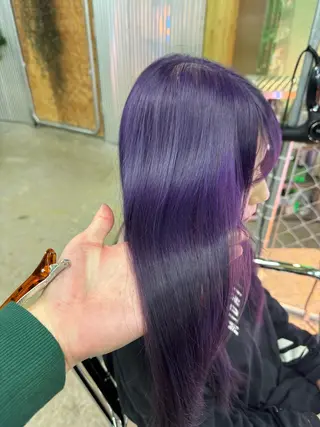 ロング カラー 美髪ナチュラルヘア のぐちよしきのヘアスタイル