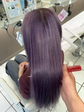 カラー 🌟美髪縮毛矯正🌟 吉田早弥のヘアスタイル