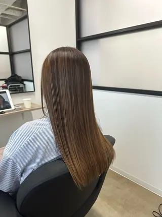 ロング カラー 髪質改善/ブリーチ/ メンズパーマ遠藤勇輝のヘアスタイル