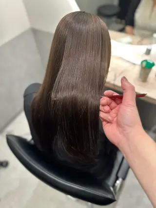 セミロング カラー ヘアアレンジ 美髪透明感特化| なおき|池袋美容師のヘアスタイル