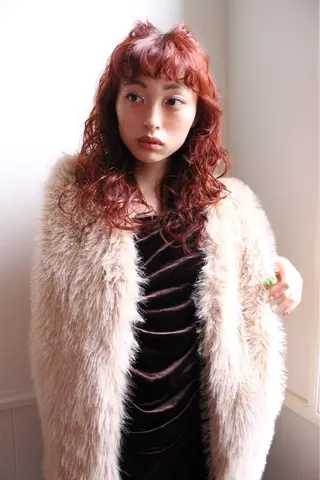 ミディアム カラー ヘアアレンジ メンズ キッズ 石原 汐音の眉毛・アイブロウイメージ