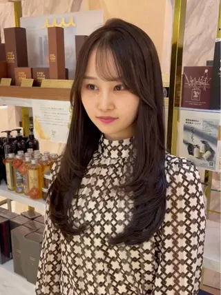ロング カラー k-two top stylist 林原のヘアスタイル
