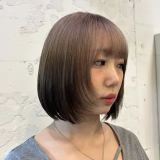 ショート カラー 🌺透明感ブリーチ ×レイヤー🌺リオのヘアスタイル