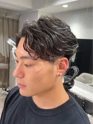 パーマ メンズ 京都河原町 メンズパーマ助川龍哉のヘアスタイル
