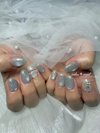 ネイル mks＊nail //  枚方長尾のネイルデザイン
