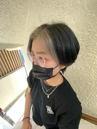 ショート カラー niconail 🧣ayu 📍烏山のネイルデザイン