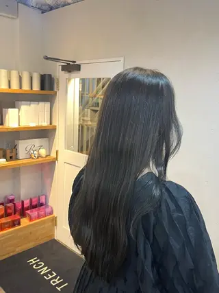 カラー 無料カットモデル募集 岡千尋のヘアスタイル