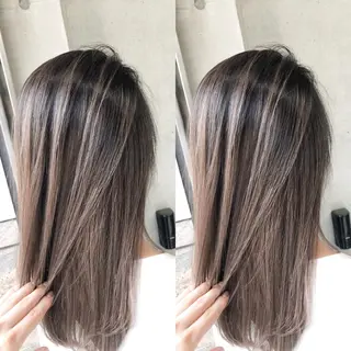 ミディアム カラー ハイライト/髪質改善 ans/黒木 和大のヘアスタイル