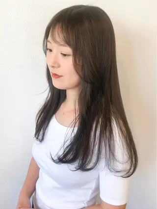 ロング カラー ダメージレスサロン✨ kayo🌱のヘアスタイル