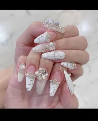 ネイル キラキラ🌸🌸🌸 nail ⭐️✨のネイルデザイン
