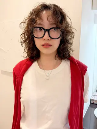 ミディアム パーマ mellow NANAのヘアスタイル