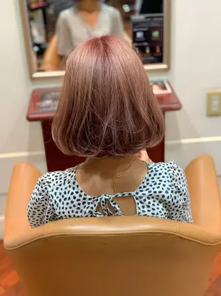 ロング カラー ツヤツヤ縮毛矯正 /美髪カラー 小山のヘアスタイル