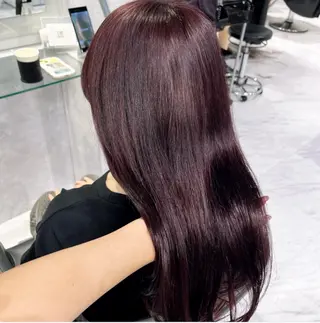 カラー 🫧うる艶トレンド 🫧透明感カラーのヘアスタイル