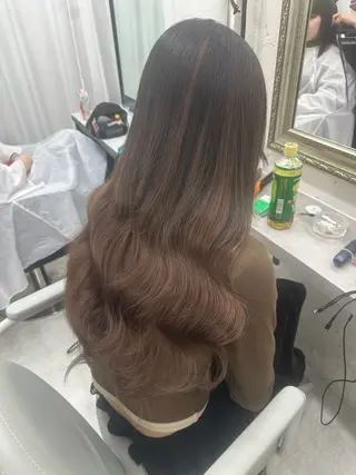 ロング ブリーチ/エクステ モデル募集中🖤のヘアスタイル
