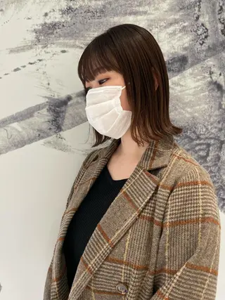 ミディアム yajima Moemiのヘアスタイル