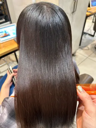 セミロング 透明感カラー/ Ⓜ️めぐみのヘアスタイル