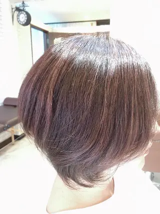 ショート カラー fossette hair&eyeのマツエク・マツパデザイン