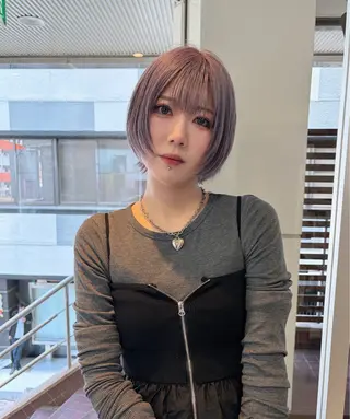 ショート カラー 甲斐 司のヘアスタイル