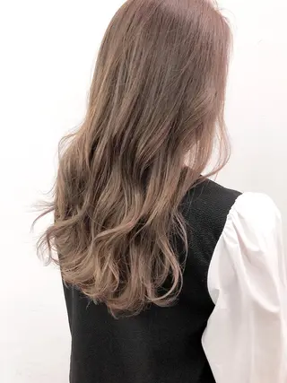 セミロング カラー メンズ レイヤー ウルフ 弓木啓輔のヘアスタイル