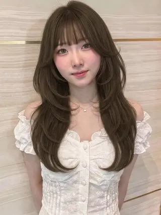 ロング カラー 🎀りな🎀透明感 カラー特化大宮のヘアスタイル