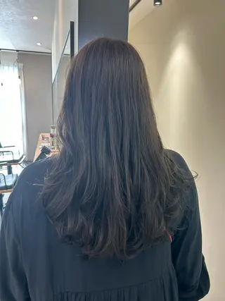 ロング カラー hubhair レイヤー/透明感のヘアスタイル