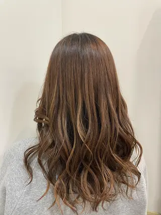 セミロング 板倉 凜花のヘアスタイル