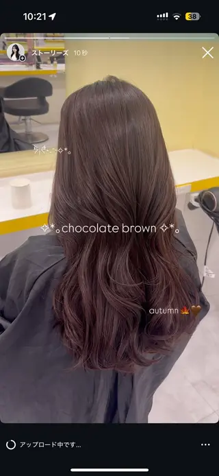 カラー 透明感🫧韓国 🫧hana🫧のヘアスタイル