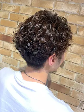 ショート パーマ メンズ 💜Rebre** Mayu💜のヘアスタイル