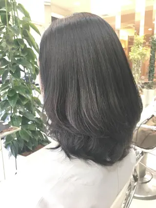 ミディアム パーマ 瀧本 顕のヘアスタイル