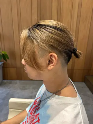 ショート メンズ 佐藤 悠生 メンズパーマ.カットのヘアスタイル