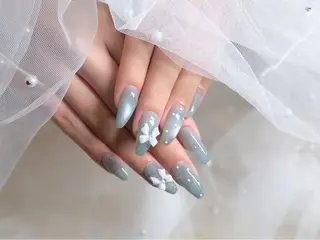 ネイル ワンホン韓国ちゅるん ネイル✨🎀AMIのネイルデザイン