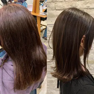 ミディアム 大人レイヤー×艶髪 小久保　春暁のヘアスタイル