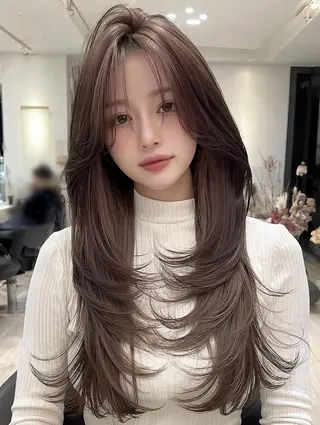 セミロング FOCUS JAPAN3のヘアスタイル