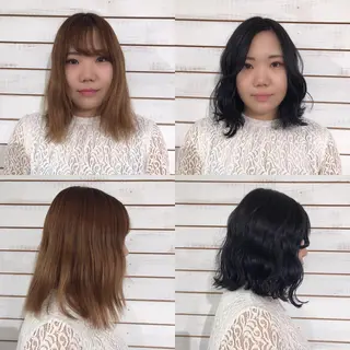 ショート カラー ヘアアレンジ 🦋美髪／エクステ 🦋アベイクミのヘアスタイル