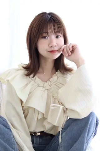 ミディアム 🌳池袋美容室🌳 albero林美里のヘアスタイル