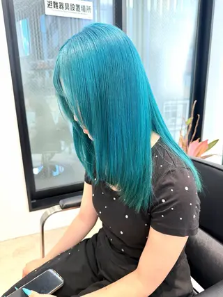 ロング ブリーチ特化🎖️ピ ンクカラー高橋さやかのヘアスタイル