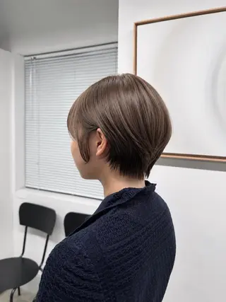 ショート ショート/ボブ/ 似合わせ/小林稔樹のヘアスタイル