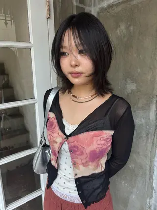 ミディアム CACHÉ ワカナ🎀のヘアスタイル