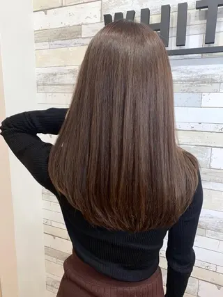 セミロング カラー メンズ縮毛矯正 細谷碧海のヘアスタイル