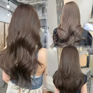 ロング カラー 韓国ヘア🫧 KAZUTOのヘアスタイル
