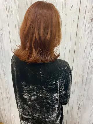 ミディアム カラー ヘアアレンジ ネイル マツエク・マツパ 夜23時まで予約🉑 reverieあきらのヘアスタイル