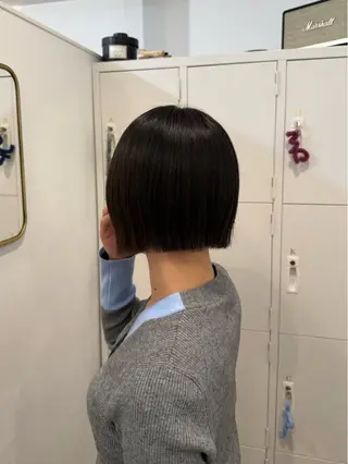 ショート yutaka/透明感 カラー/髪質改善🤎のヘアスタイル