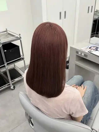 セミロング カラー 🫧ナチュラル矯正 /カラー🫧あやりのヘアスタイル