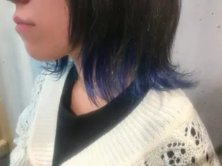 ミディアム カラー 透明感カラー/ レイヤー　YUKAのヘアスタイル