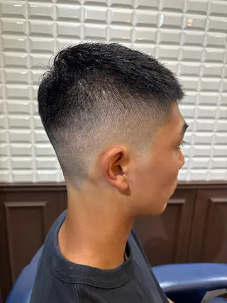 ショート メンズ ルピナス中田店長 山口大地のヘアスタイル