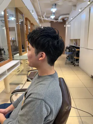 メンズ 青山 光のヘアスタイル