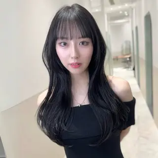 ロング 本場の韓国ヘア 🇰🇷 中尾 崇人のヘアスタイル